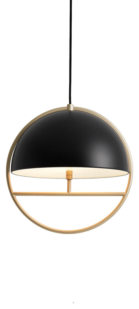 Huan Pendant, Black / Gold, Large