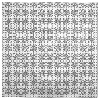 Distressed Tile Pattern Gray 58x58 Tablecloth