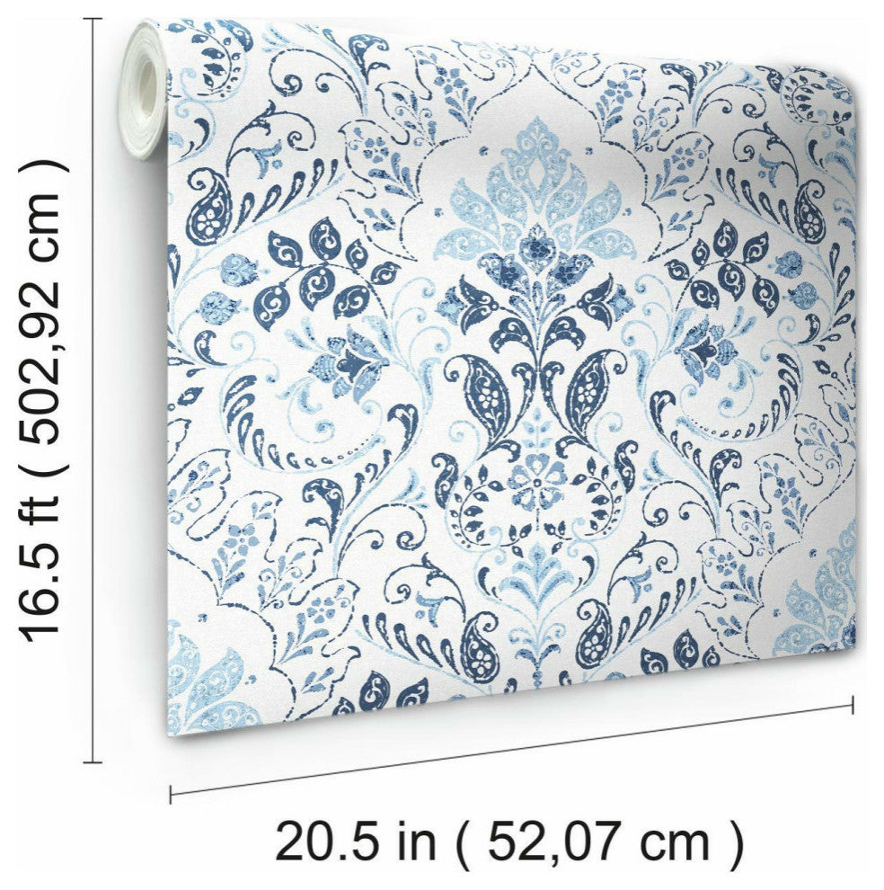 Persian Damask Peel & Stick Wallpaper