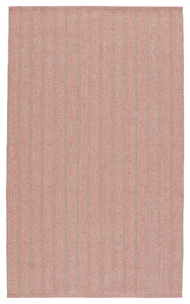 Jaipur Living Topsail Indoor/ Outdoor Striped Area Rug, Rose/Taupe, 5'x8'