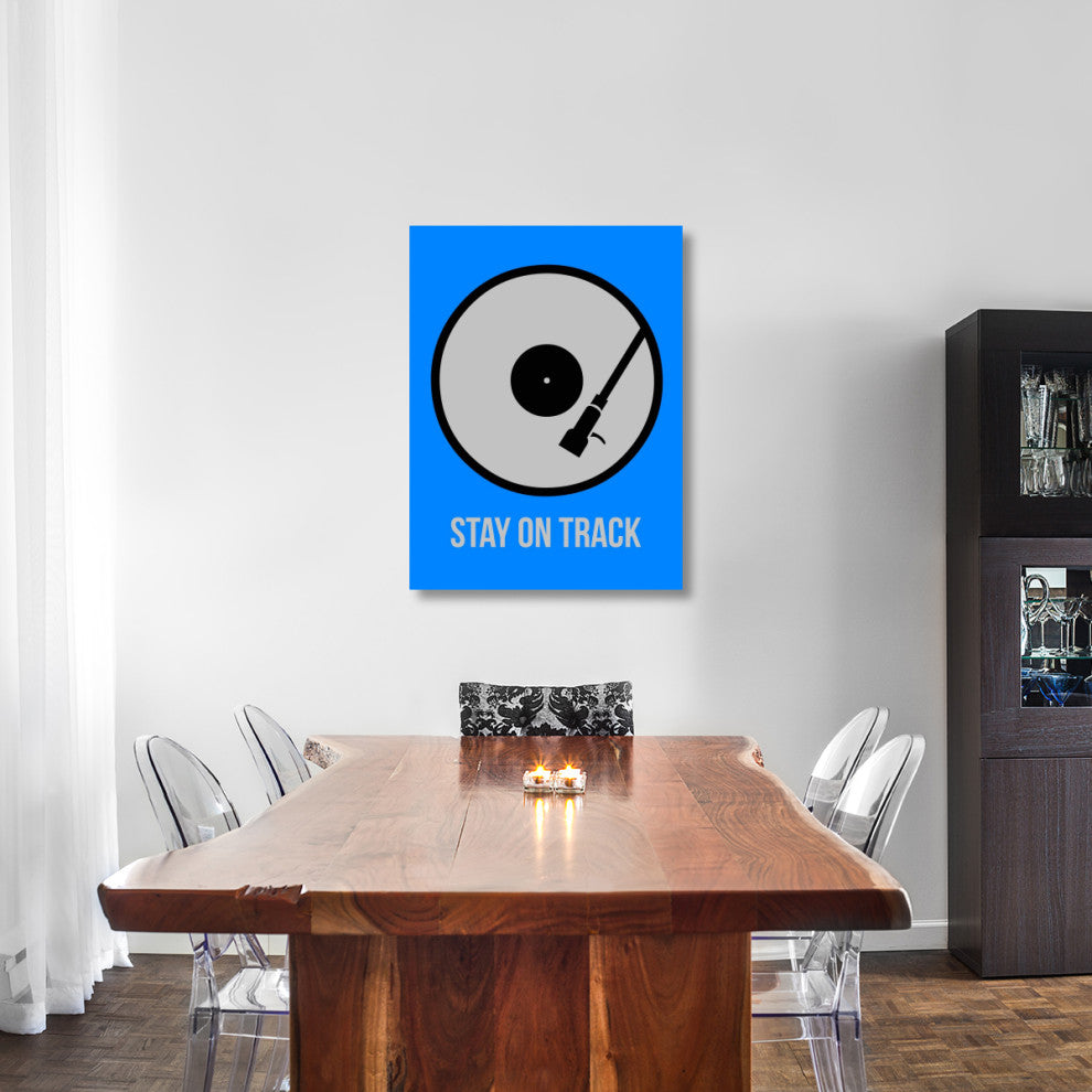 "Stay On Track Vinyl Poster 2" Fine Art Print