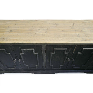 Salvaged Black & Tan Sideboard