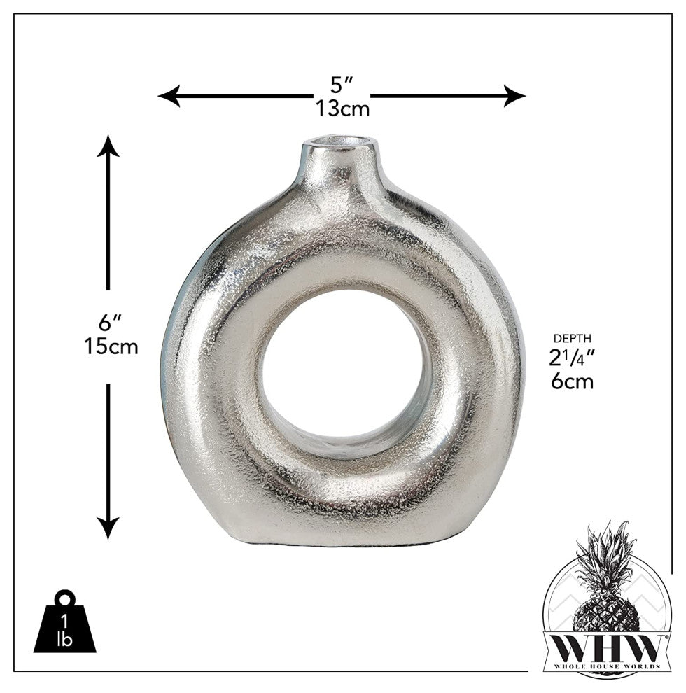 Iconic Ring Vase, 6 Inches