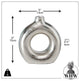 Iconic Ring Vase, 6 Inches