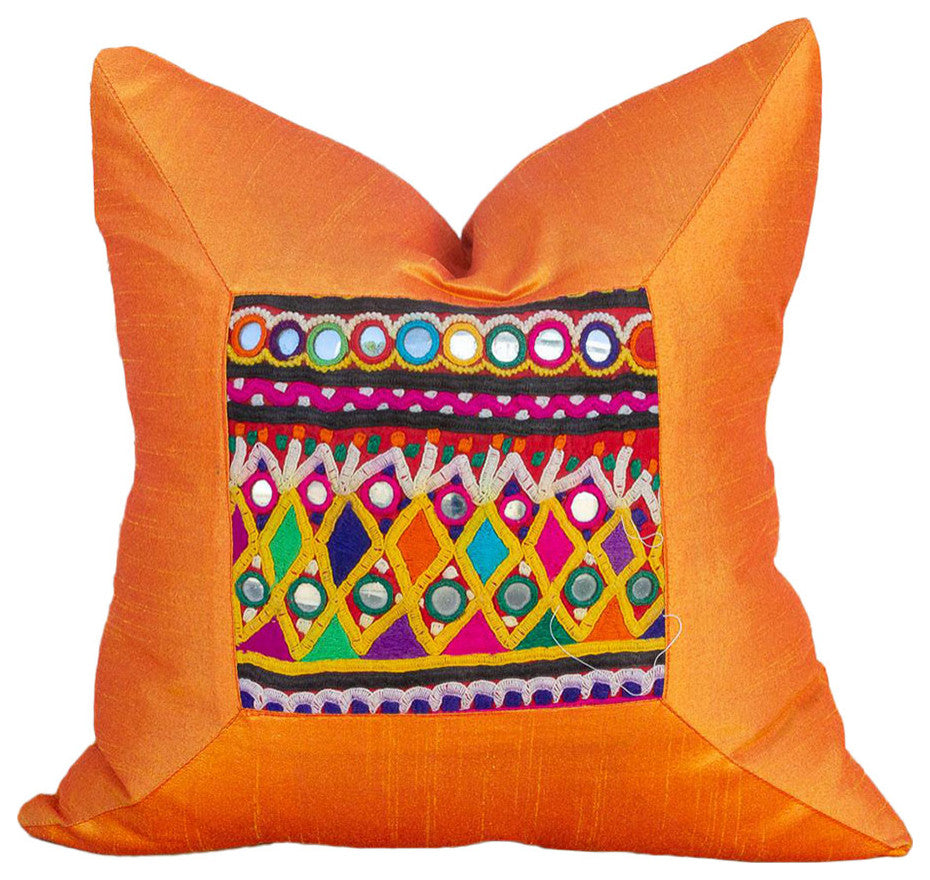 Siya Indian Silk Decorative Pillow