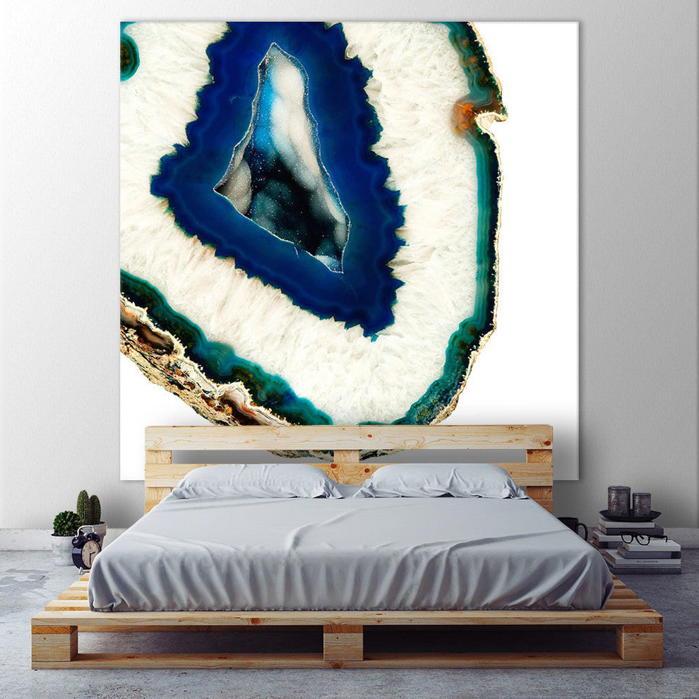 "Mediterranean Agate A" Fine Art Canvas Print, 54"x54"