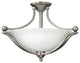 Hinkley Bolla Foyer Large Semi-Flush Mount, Brushed Nickel