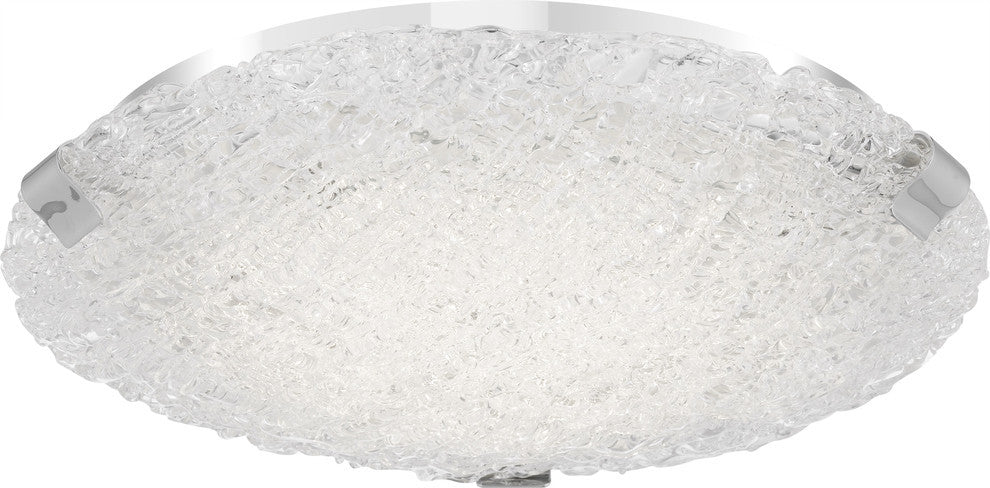 Quoizel PCWR1615C LED Flush Mount Winter Polished Chrome