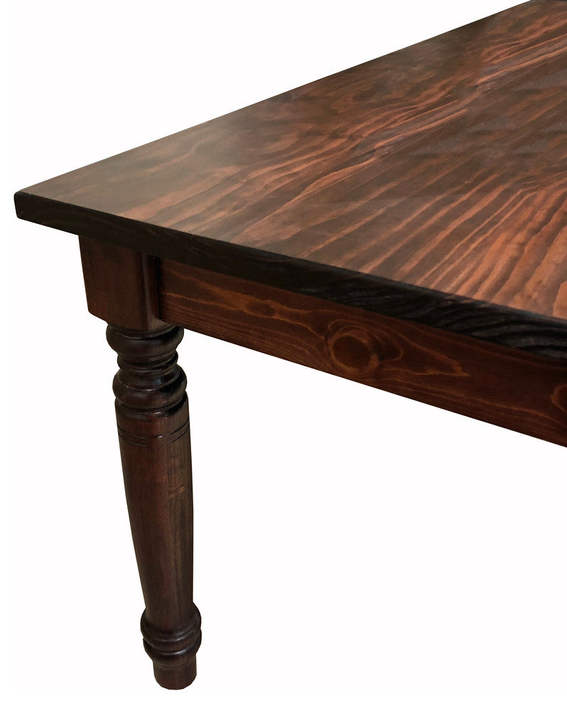Red Mahogany English Smooth Top Table, 48