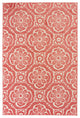 Oriental Weavers Barbados Pink/ Ivory Floral Indoor/Outdoor Rug 6'7"X9'6"