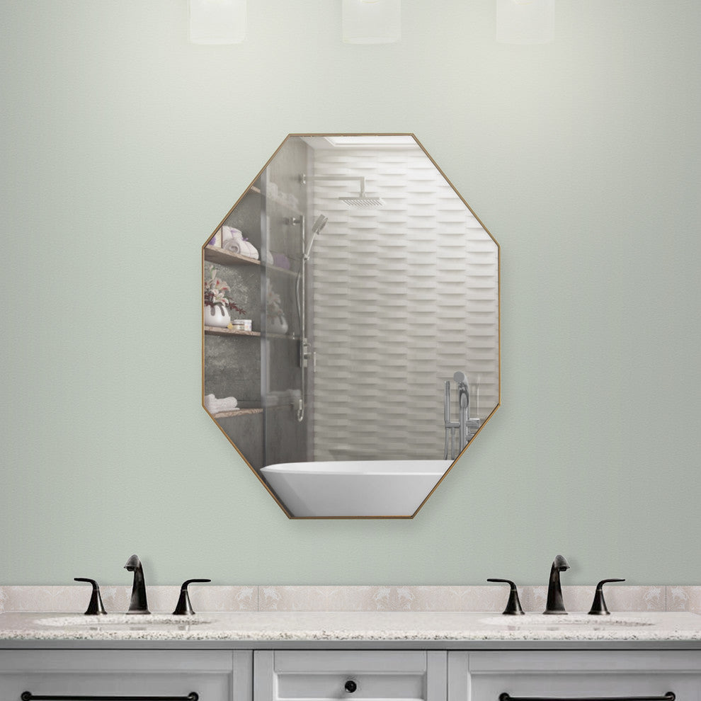 Octagon Wall Vanity Infinity Mirror