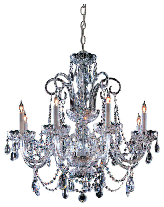 Crystorama Traditional Crystal 8-Light Chandelier