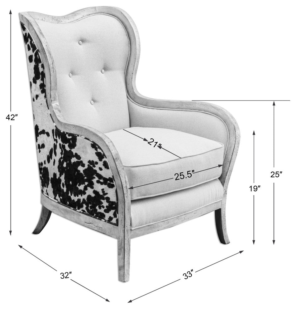 Uttermost Chalina High Back Armchair