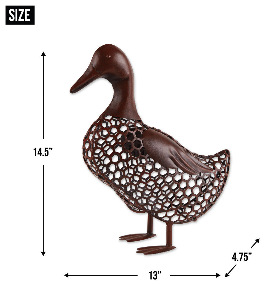 Chicken Wire Duck Sculpture