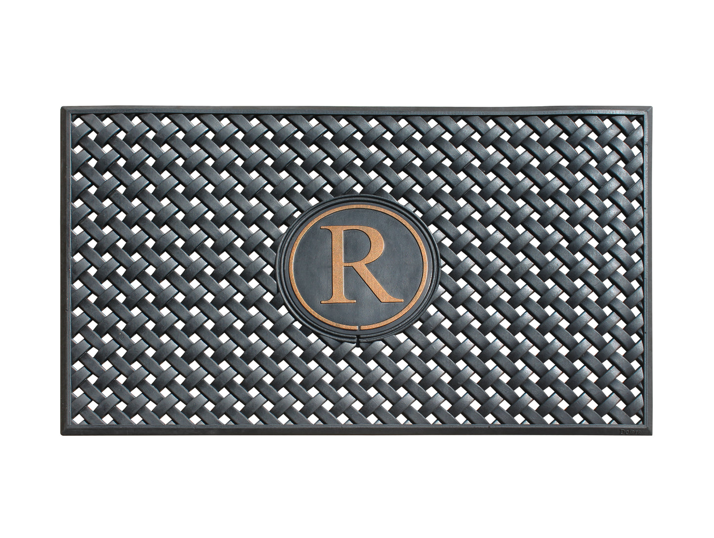 A1HC 100% Rubber Monogrammed Heavy Duty Durable Doormat 24"x39"�, R