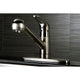 Gourmetier Single-Handle Pull-Out Kitchen Faucet, Brushed Nickel