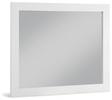 Monad Mirror, White, 44" Wide