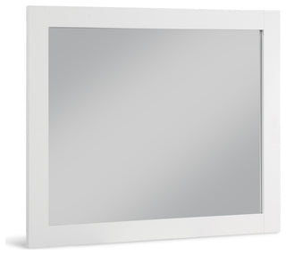 Monad Mirror, White, 44" Wide