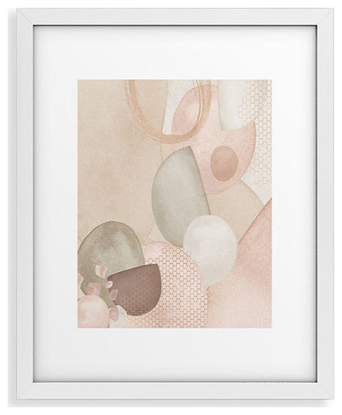 Sheila Wenzel-Ganny Pastel Shapes Patterns Framed Art Print, 18x24"