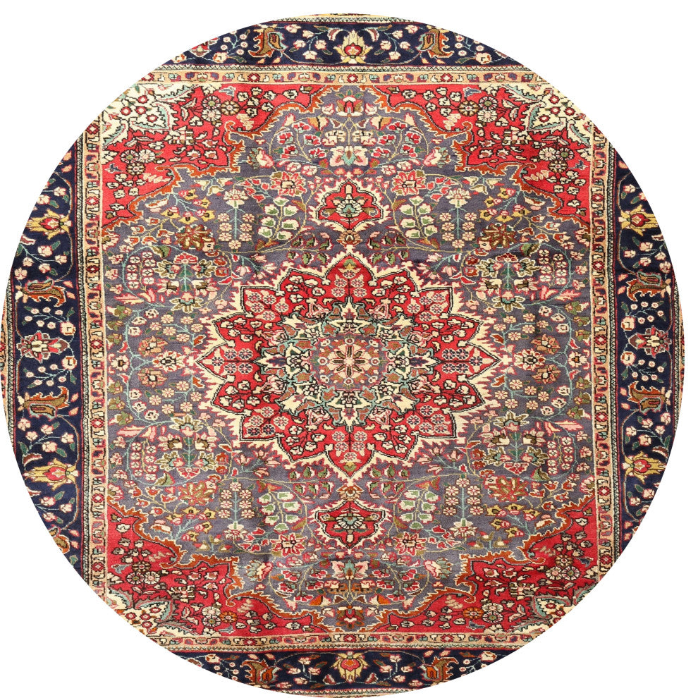 Ahgly Company Indoor Round Traditional Area Rugs, 3' Round