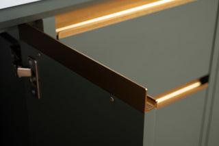 Vanity Art Bathroom Vanity With Sink, Vintage Green, 60" Single