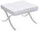 Modern Classics Pavilion Ottoman, White