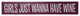 Wood Wall Art with "Girls Just Wanna Have Wine" Writing Painted Pink Finish