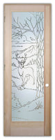 Interior Prehung Door or Interior Slab Door - Wandering White Tail - Douglas...