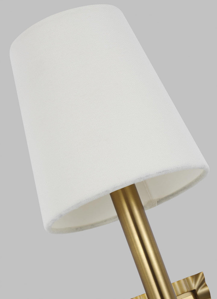 1-Light Sconce, Burnished Brass
