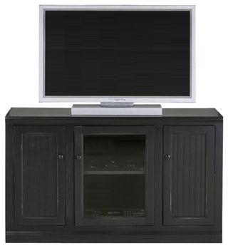 Eagle Furniture 55" Coastal, Thin Tall Entertainment Console, Midnight Blue