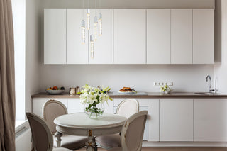 Home Living 20" Chandelier, Black