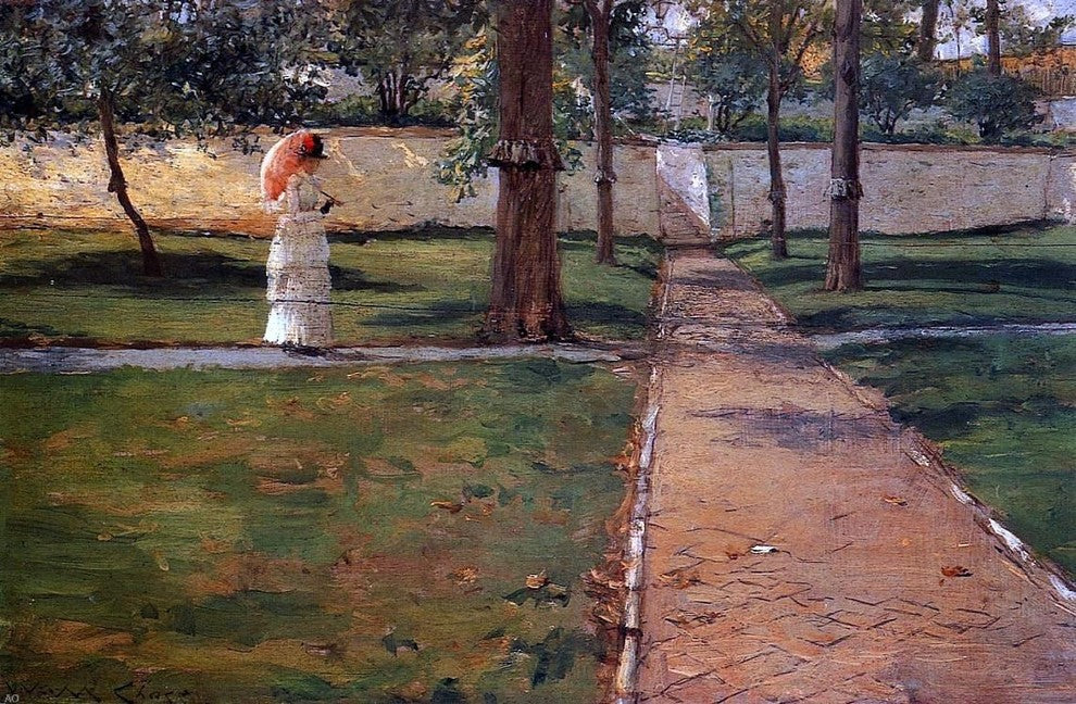 William Merritt Chase In Brooklyn Navy Yard Wall Decal