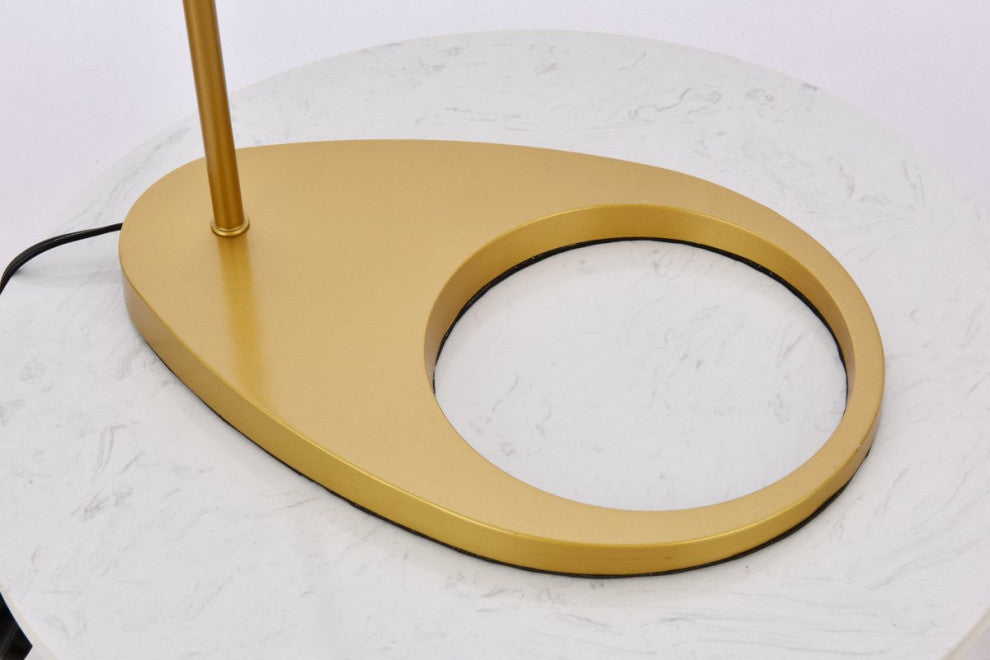 Joshua 1-Light Brass Floor Lamp