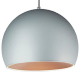 ET2 E24926 Palla 20"W LED Pendant - Dark Grey / Coffee