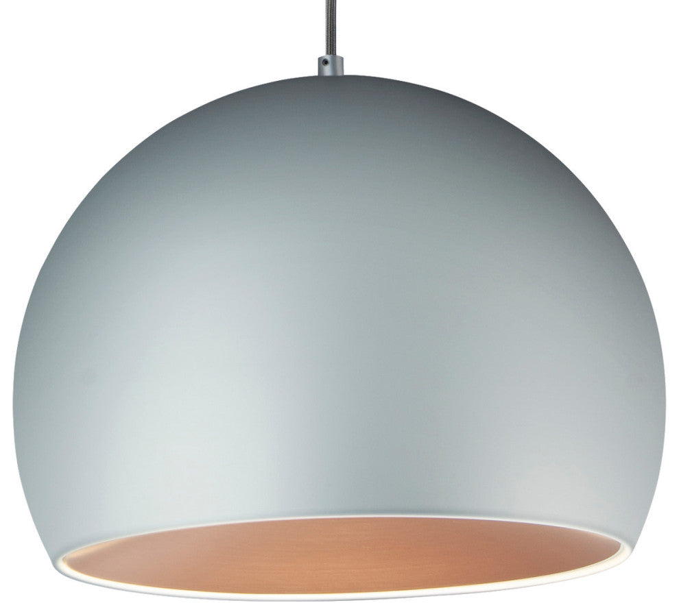 ET2 E24926 Palla 20"W LED Pendant - Dark Grey / Coffee