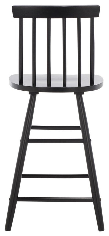 Safavieh May Wood Counter Stool, Black