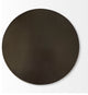Catriona Dark Gold Metal Round Hourglass-Shaped Accent Table