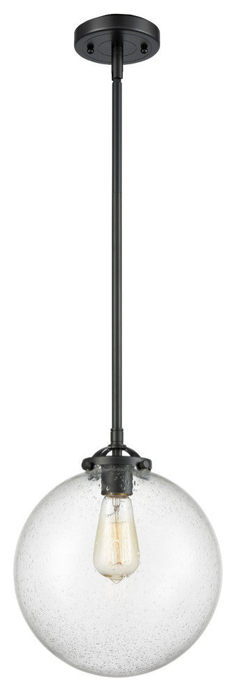 X-Large Beacon 1-Light Mini Pendant, Oil Rubbed Bronze, Seedy