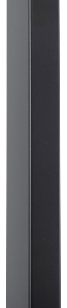 Stretch Arc Floor Lamp - 87", Matte Black, Step Switch, Rectangular Marble Base