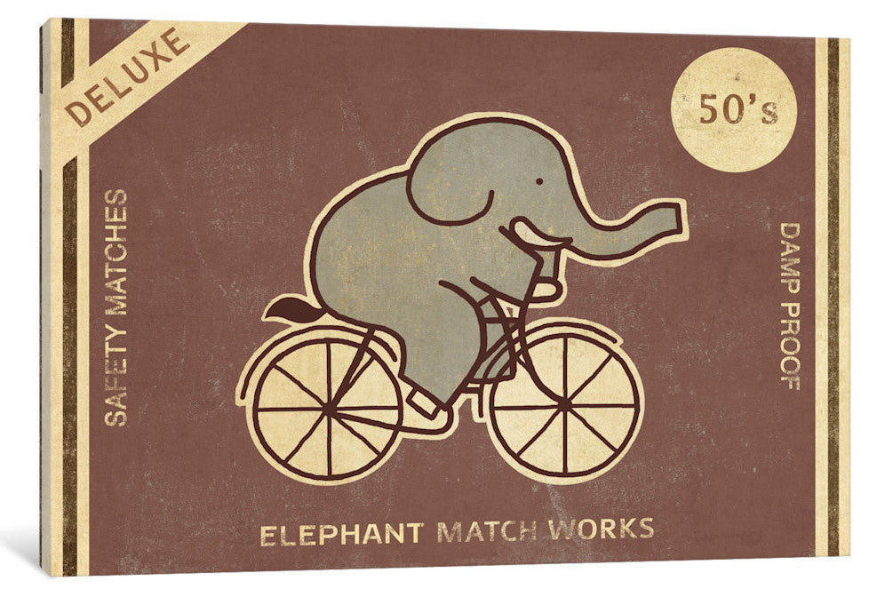 "Elephant Match Works" by Terry Fan, 40x26x1.5