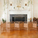 2 ft. Short Fiber Weave Room Divider Natural 8 Panels