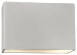 Ambiance ADA Outdoor Ceramic Rectangle Wall, Bisque, LED