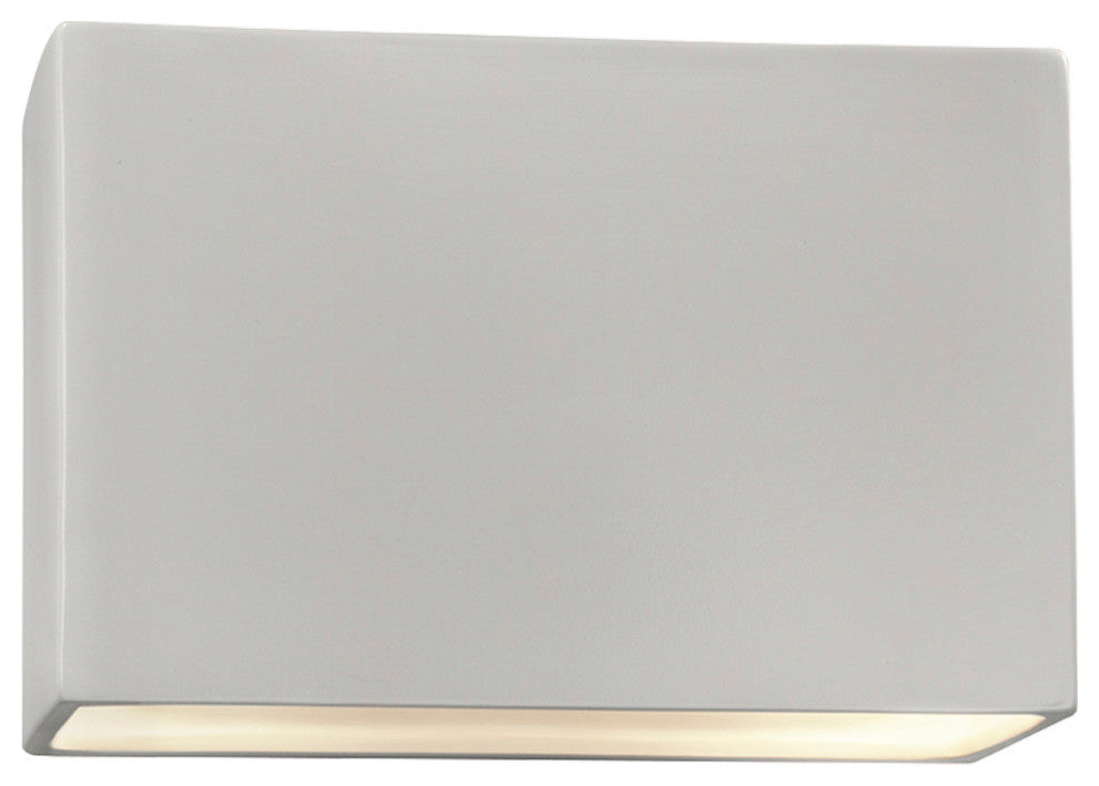 Ambiance ADA Outdoor Ceramic Rectangle Wall, Bisque, LED