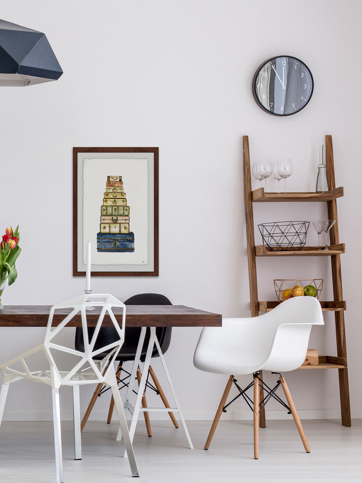 "When I'm Abroad" Framed Painting Print, 20"x30"