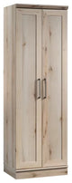 Rustic Storage Cabinet, Frame Paneled Doors With Metal Handles, Pacific Maple