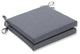 Rave Graphite Oversized Seat Cushion Set, Set of 2
