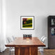 "Green Fields" Framed Digital Print by Piotr (Bax) Krol, 30x30"