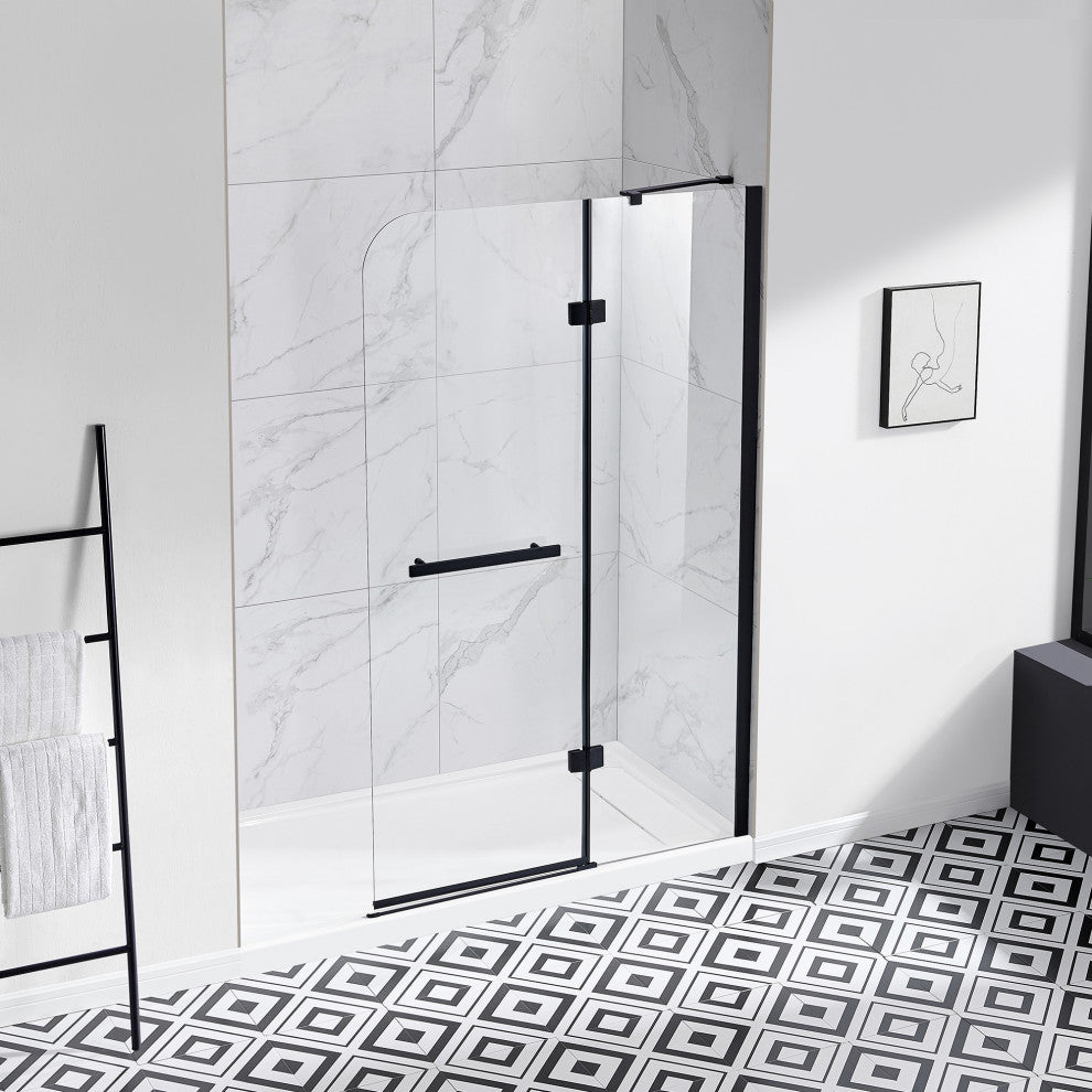 Ove Decors Annie 45" Tempered Shower Panels, Satin Nickel