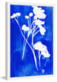 "Cyan Watercolor" by Christine Lindstrom Framed Painting Print, 24x36