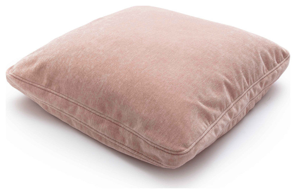 Tipsy Rose Floppy Pillow, Rose, 24x24"